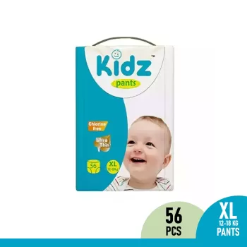 Kidz Baby Diaper Pants Style (12-18Kg)  XL 56pcs