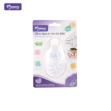 momeasy silicone nipples 6m+ 