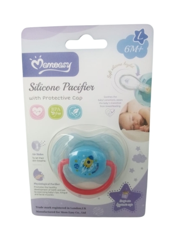 Momeasy Silicone Pacifier 6M+ Red 45503N