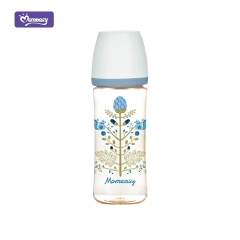 momeasy 300ML Wide-neck  PPSU Feeding Bottle 44798 blue