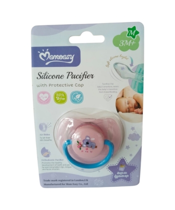 Momeasy Silicone Pacifier 3m+ Pink