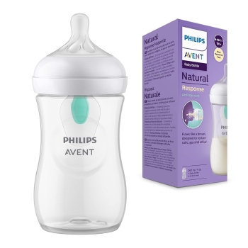 Philips Avent Natural Response Baby Feeding Bottle (1m+) Air Free Vent 260ml