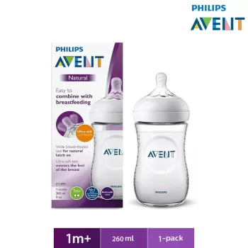 Philips Avent Ultra Soft Natural Feeding Bottle 260ml Single