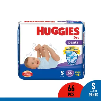 Huggies Dry Small Pant Diaper 4-8Kg - 66 Pcs