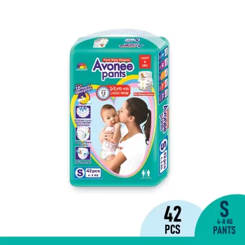 Avonee Pant Style Baby Diaper S (4 -8) kg - 44pcs