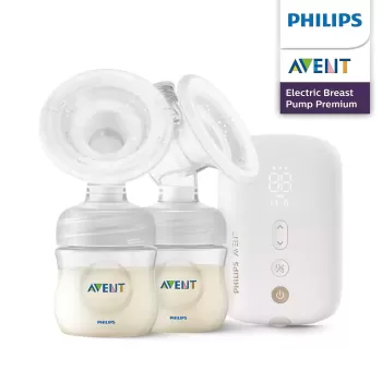 Double electric breast pump